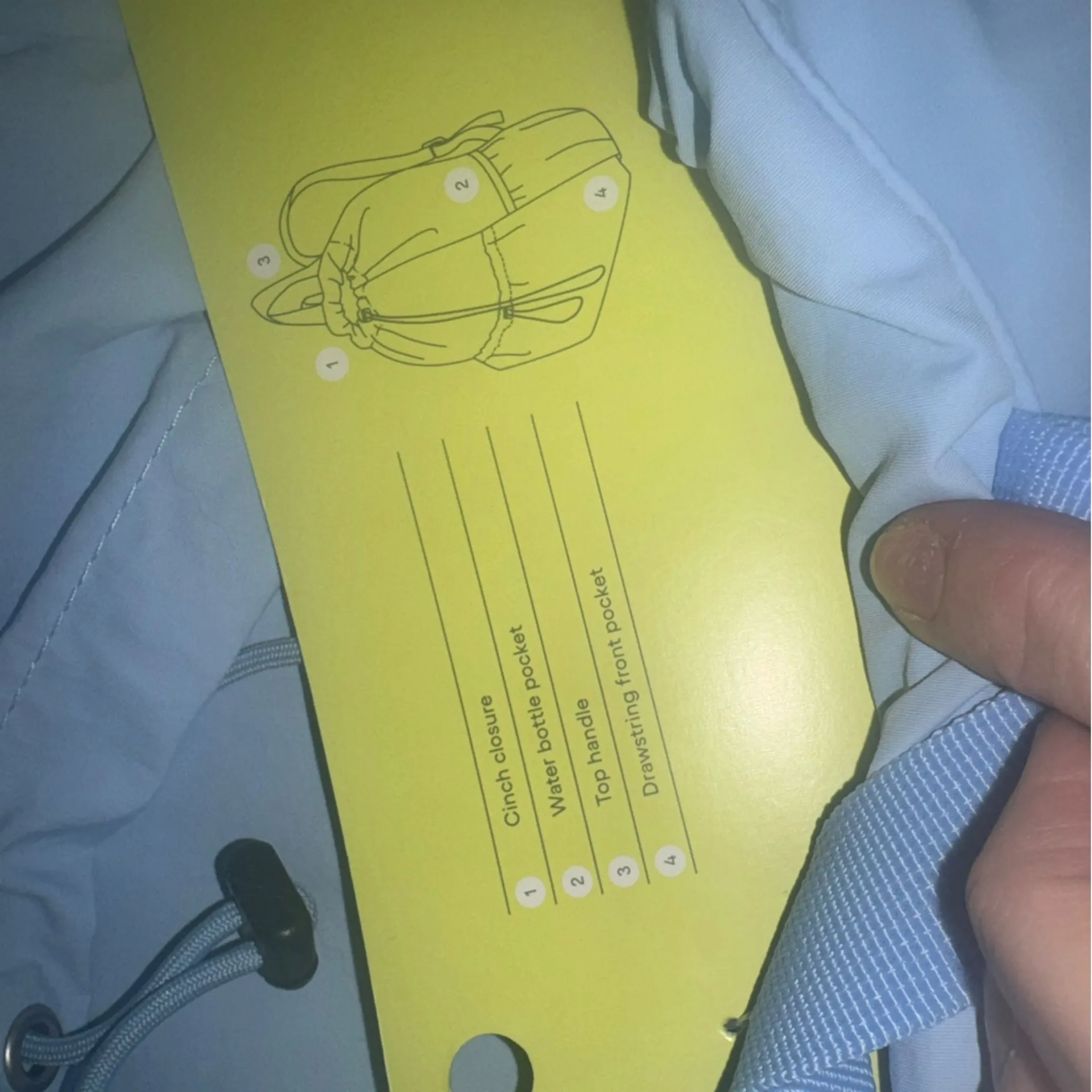 All in Motion Light Blue Backpack - Image 5