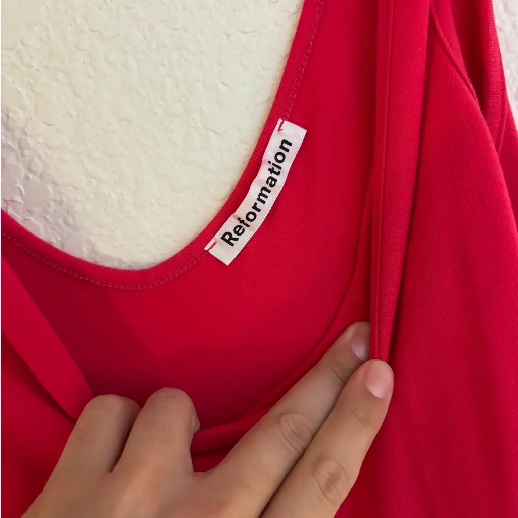 Vibrant Pink Sleeveless Maxi Dress - Image 4