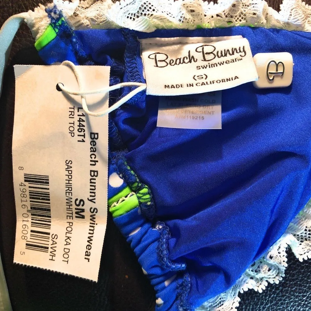 Beach Bunny Haute Dot Bikini Top Nwt - Image 6