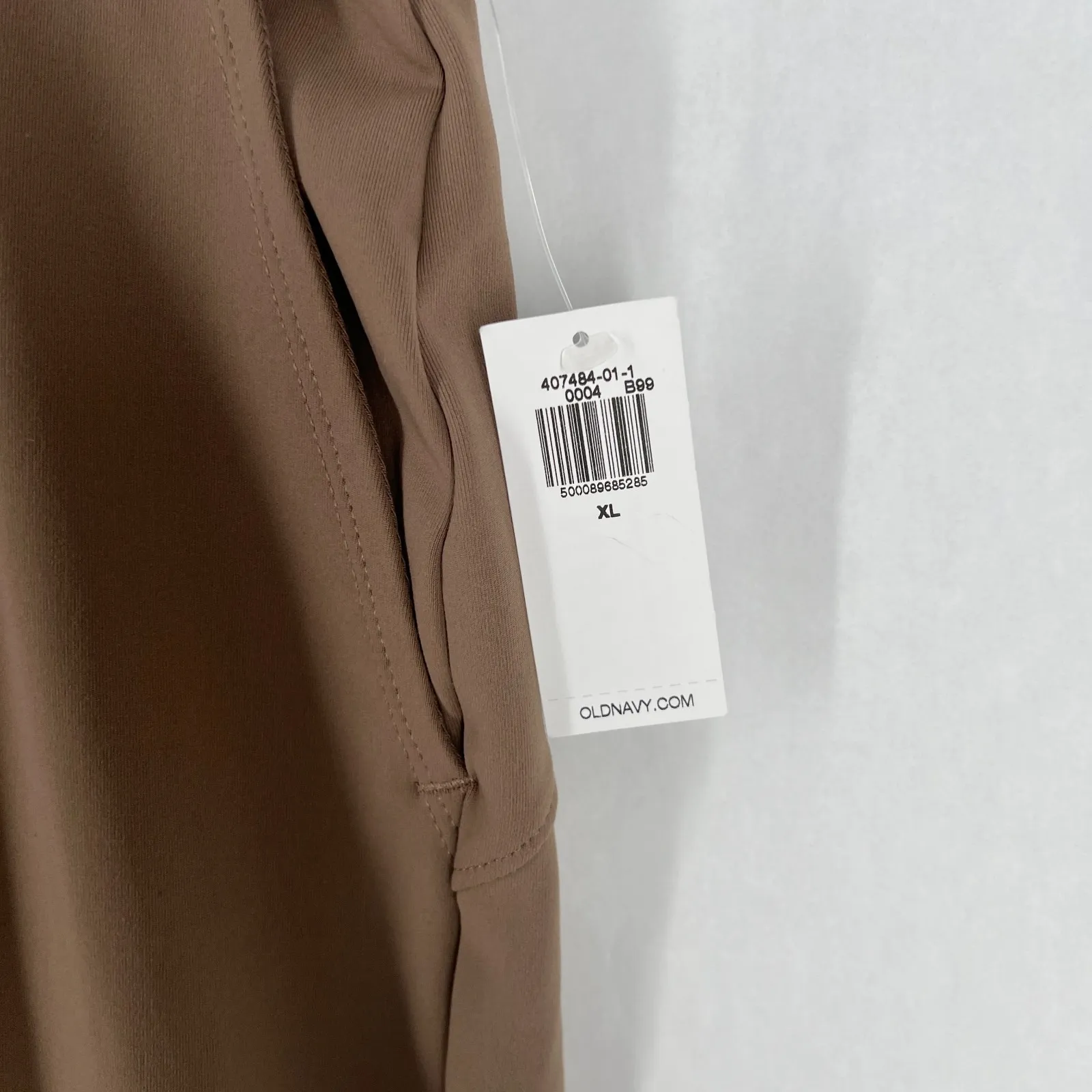 Old Navy PowerSoft Go Dry Pants Womens XL Brown High Rise Pleated Wide Leg - Image 5