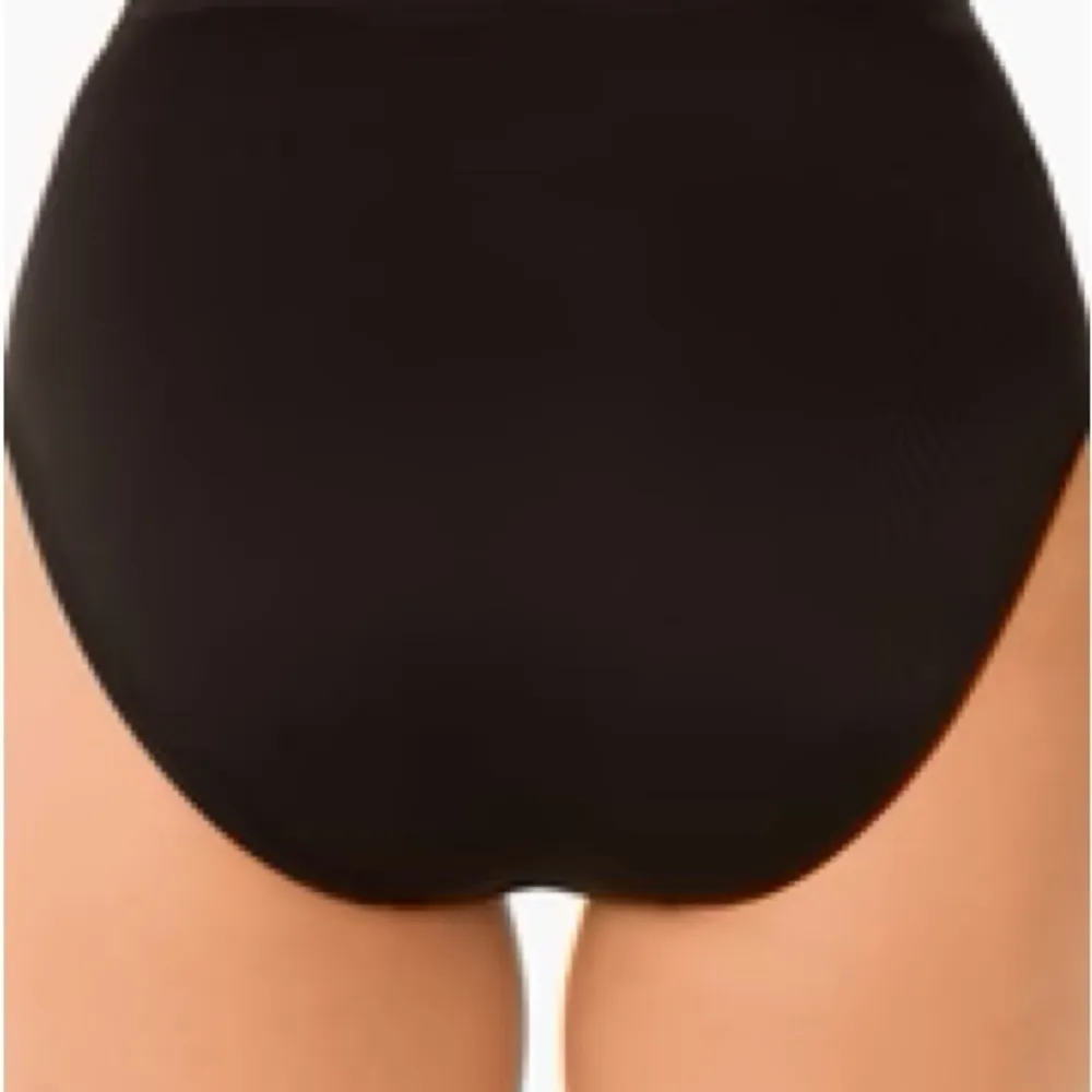 Miraclesuit Basic High Waisted Swim Bottom Sz. 16W Black Stretch Swim Brief - Image 3