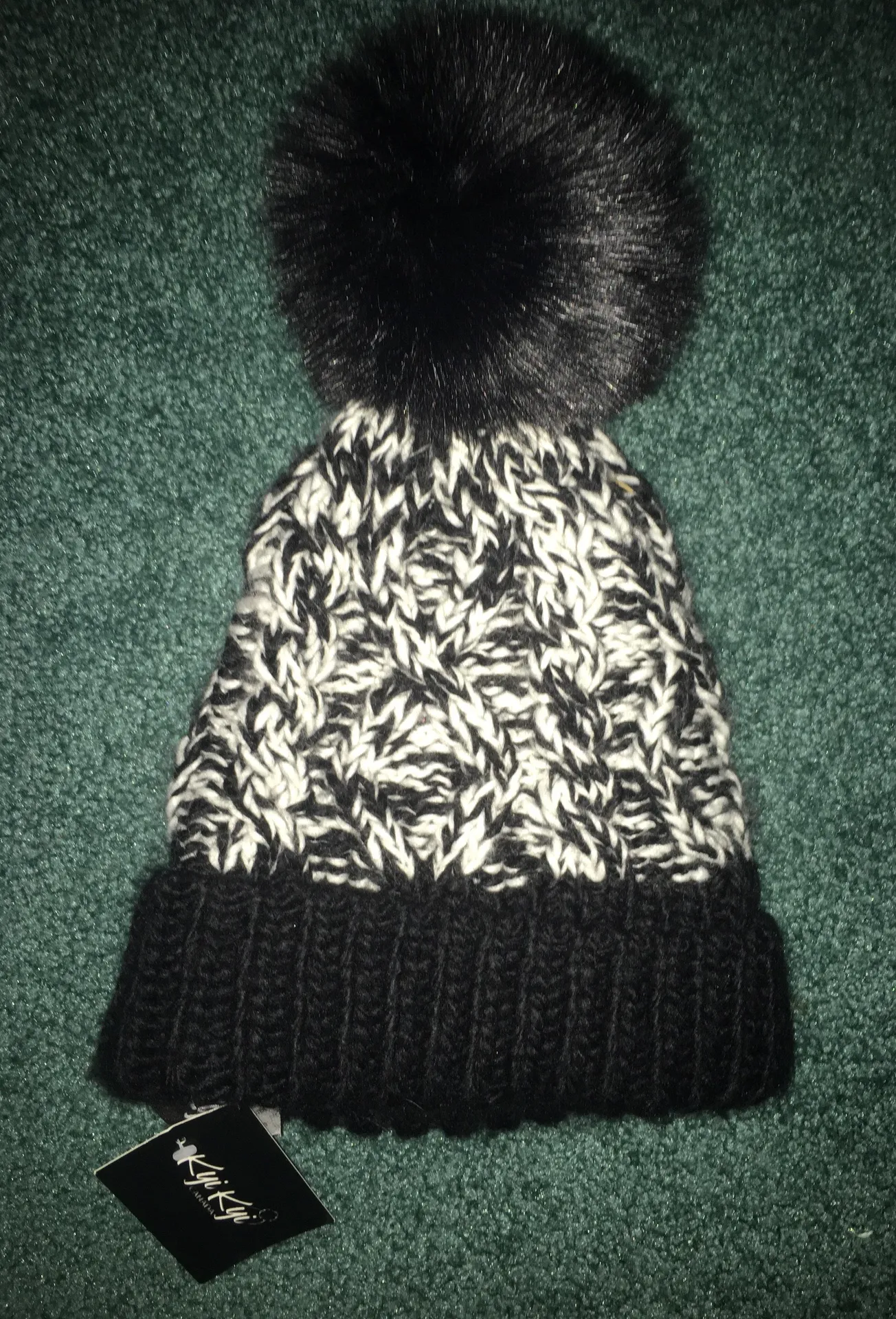 Black Fuzzy Hat - Image 4