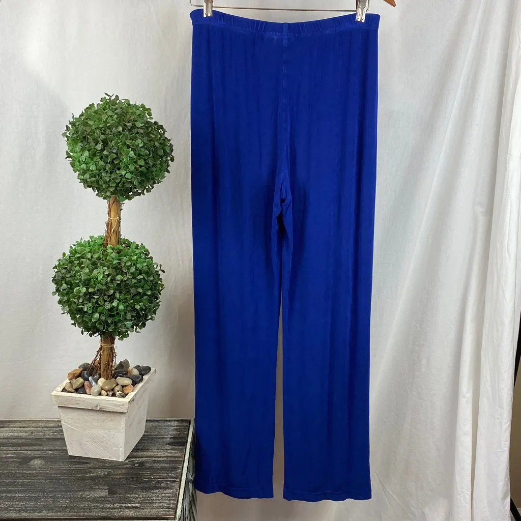Chico’s Travelers Blue Elastic Waistband Basic Pants 1 M - Image 2