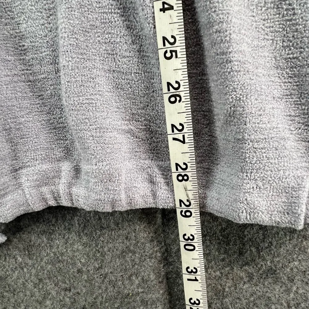 Three Dots Sweater Womens XL Light Purple Pullover Drawstring Waist Soft Cozy - Image 9