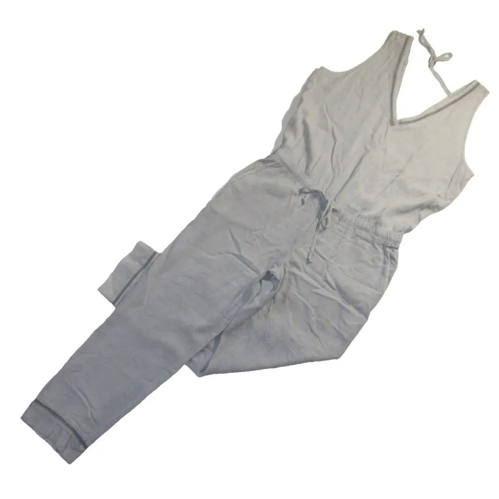 NWoT Anthropologie Cloth & Stone Juliana Jumper in Gray Cropped Jumpsuit M - Image 2