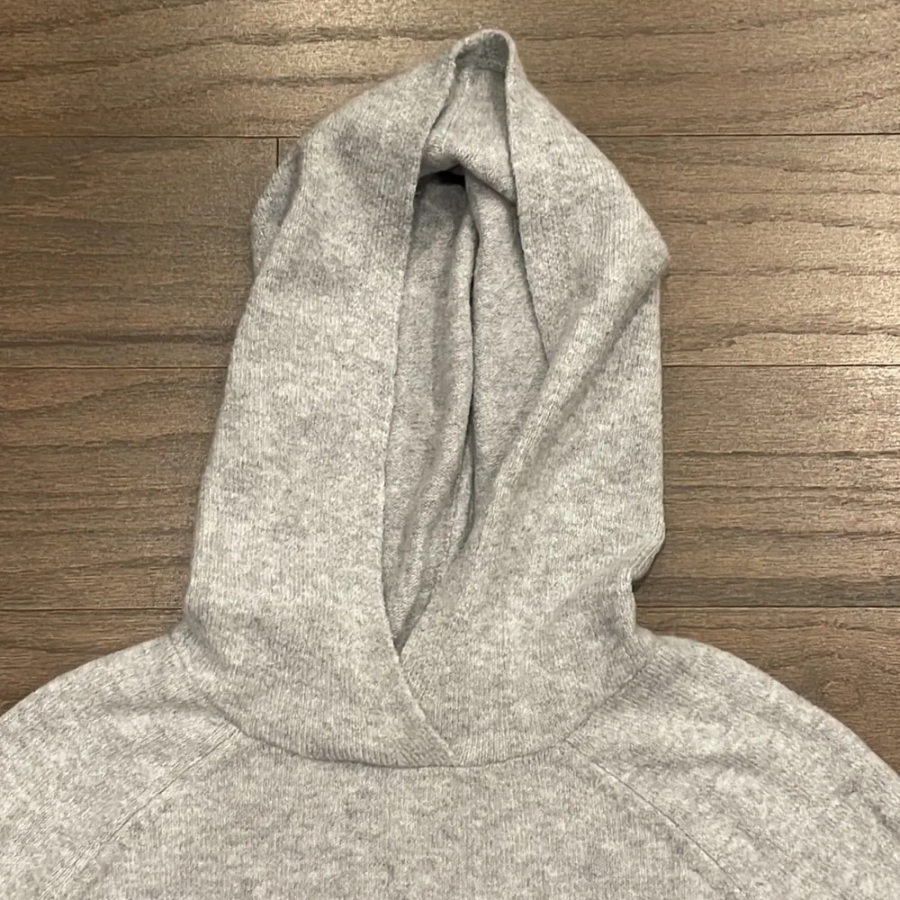 LOFT Grey Sweater Hoodie - Size XS - Image 5