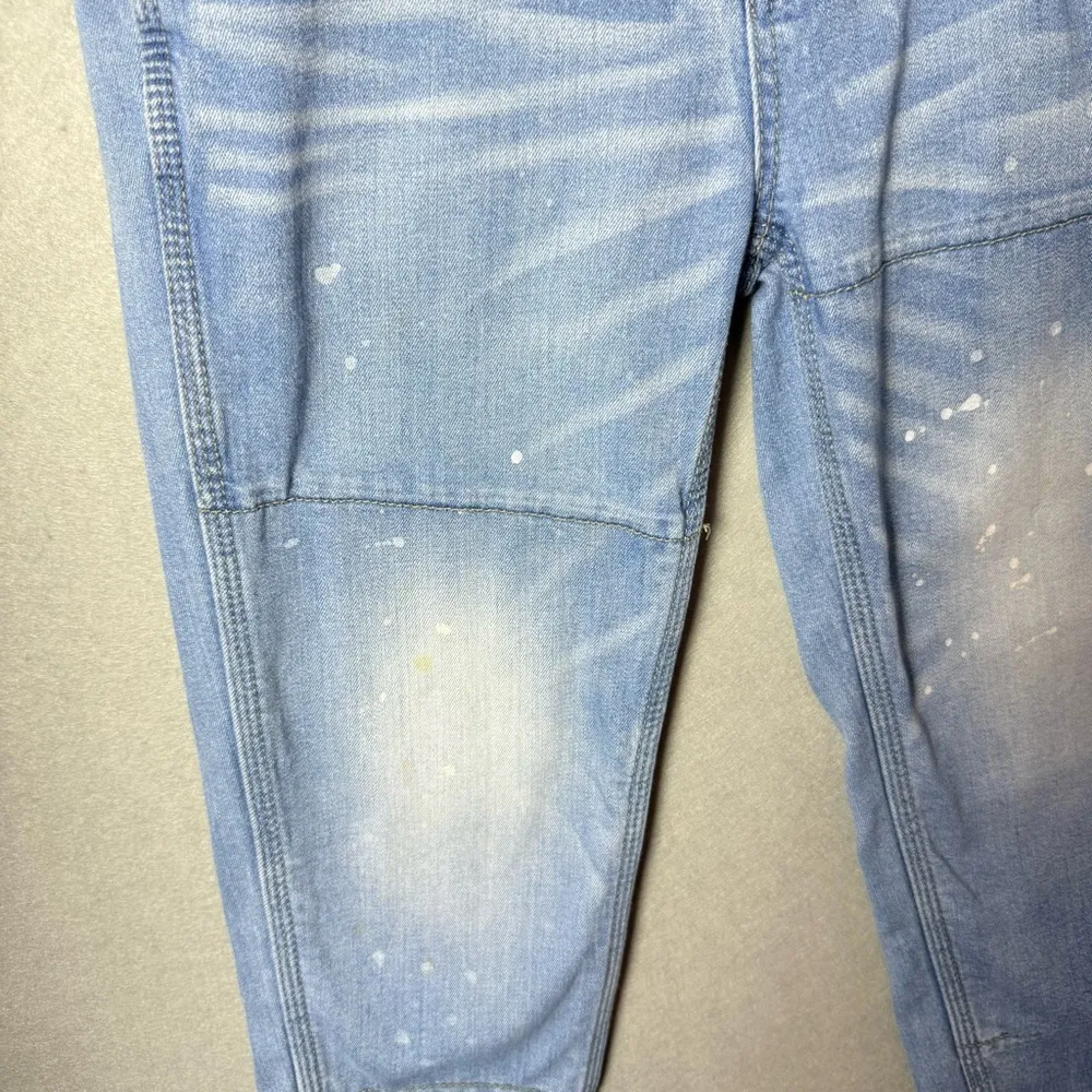 Free People Women’s Boyfriend Distressed Carpenter Jeans Light Wash size 25 - Image 4