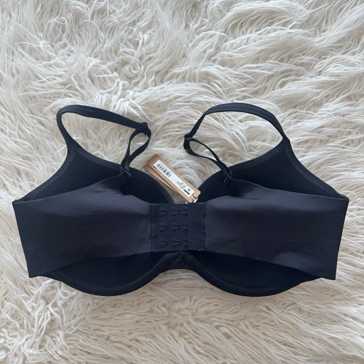 Skims Ultimate Push up Plunge Bra Onyx Size 36DD - Image 5