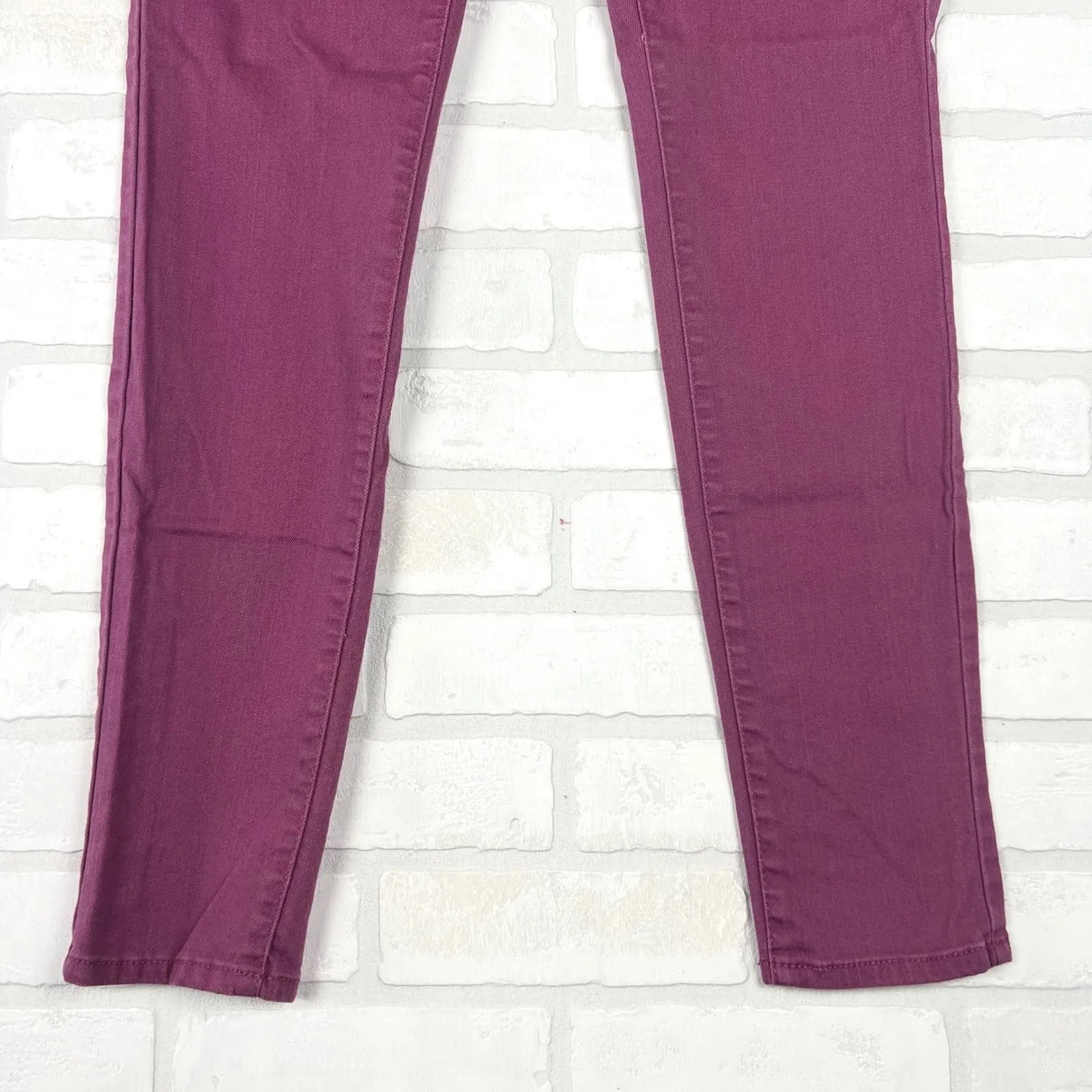 Mossimo‎ Premium Denim Curvy Skinny Jeans Size 10 Purple Casual Pants - Image 3