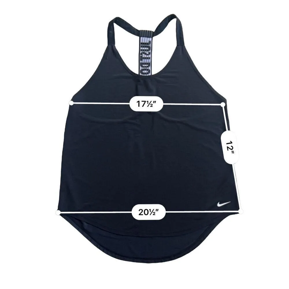 Nike cut out back Tank top size M - Image 3