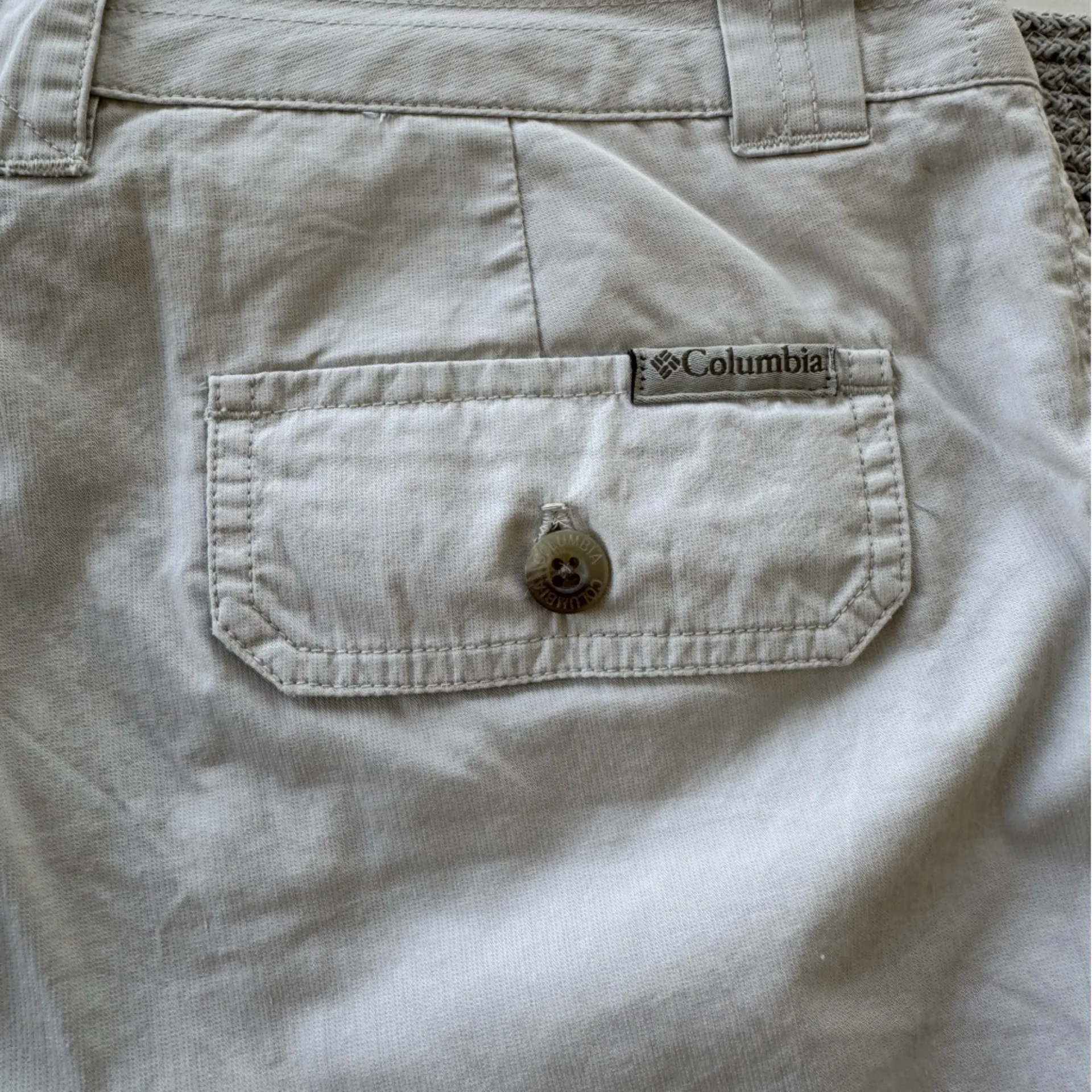 90’s Low Rise Utility Shorts Columbia Cape Kiwanda 6” Short Pumice Khaki Sz 6 - Image 6