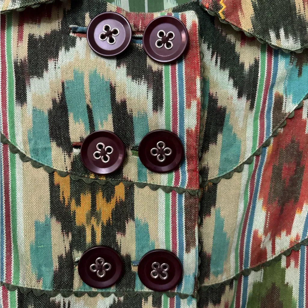 Anthropologie taikonhu Multicolor Patterned Jacket - Image 7