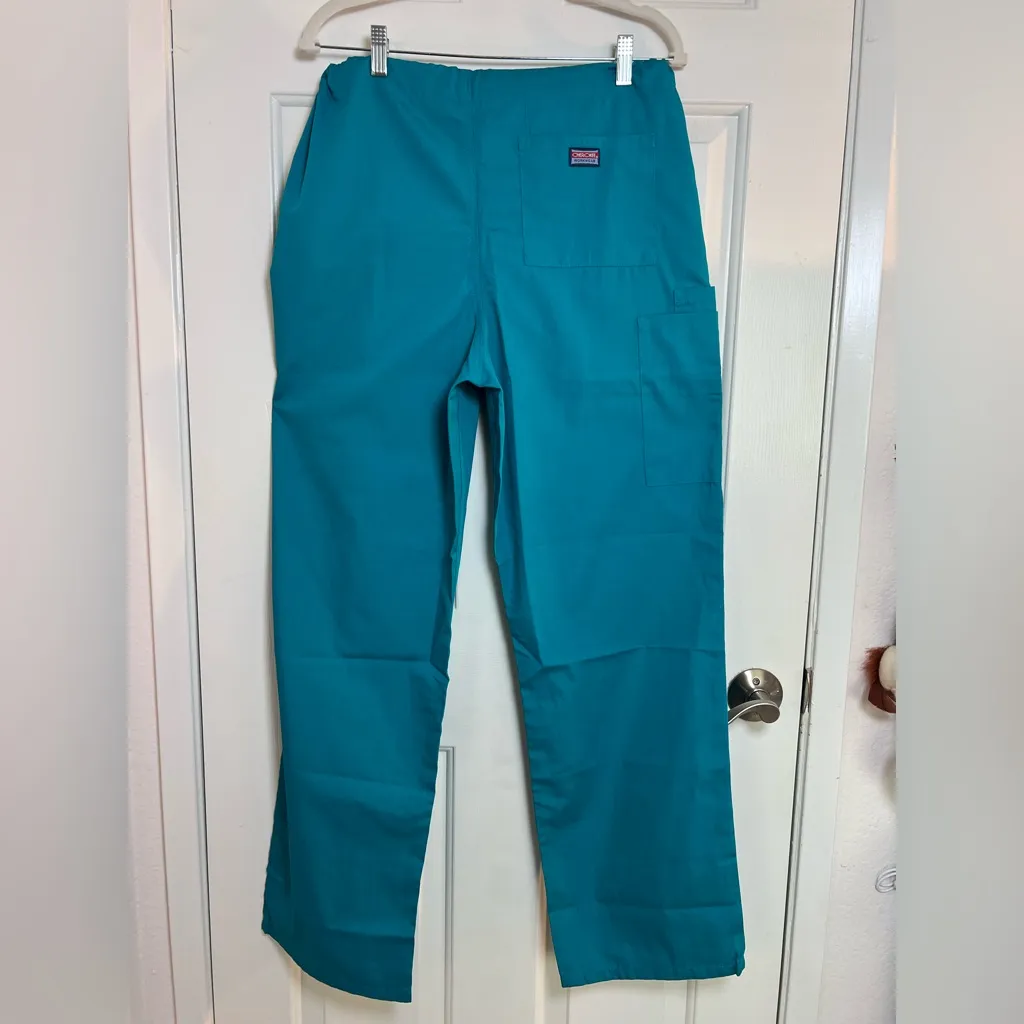 Cherokee‎ Men's Turquoise Cargo Pants Unisex Size Medium - Image 3