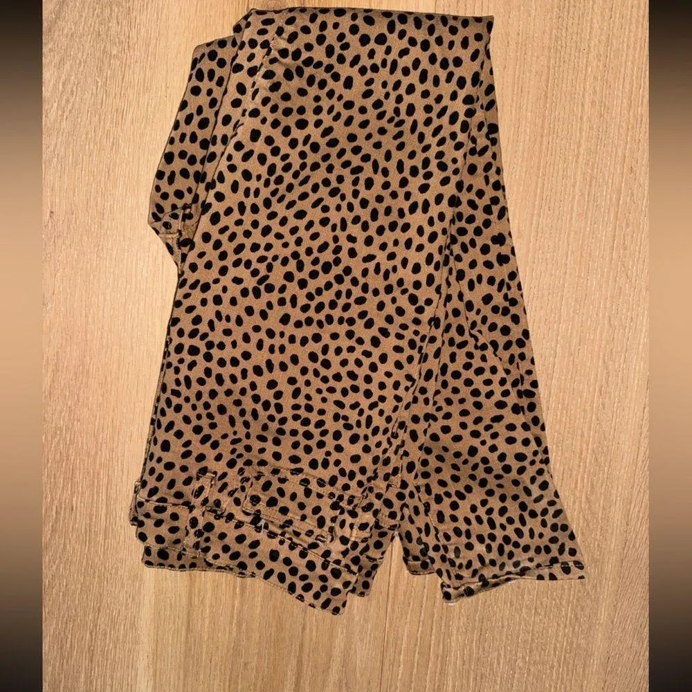 J Crew 9” Toothpick Cheetah Spotted Pants - Image 2