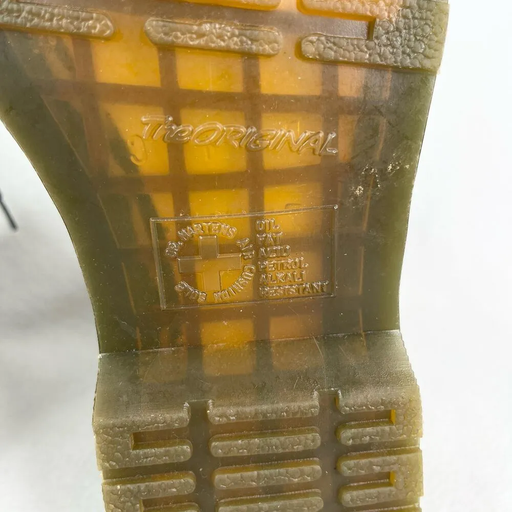 Dr. Martens 1460 Smooth Leather Black Lace Up Boots EU41 W9 M8 UK7 - Image 10