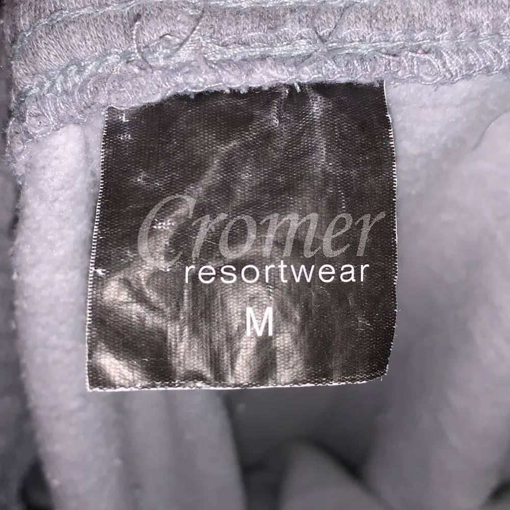Cromer Resortwear Lagoon Park Utah grey jogger style sweatpants Pockets Gray Size M - Image 5
