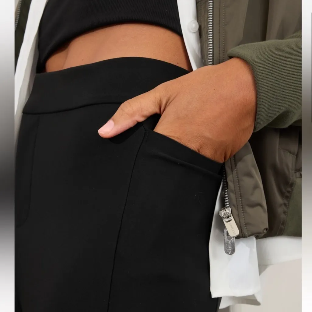 Athleta Tapered Stellar Sleek Athletic Pants Black 4 - Image 14