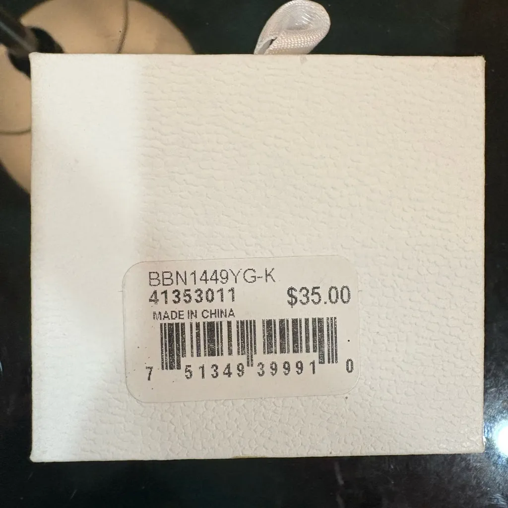 Element Gold Necklace with Silver Cross and Believe Tag - Image 3