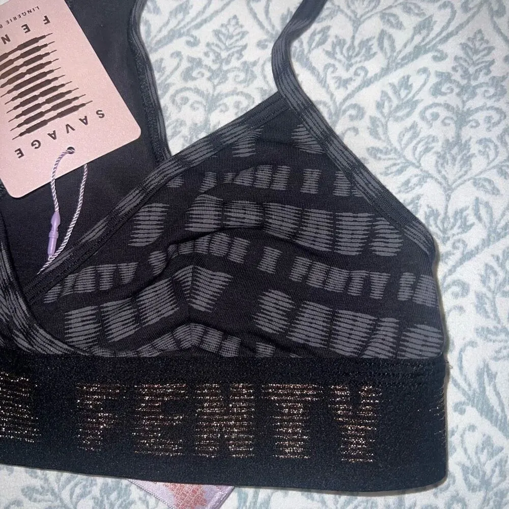 NWT Savage X Fenty Intimates & Sleepwear Savage X Fenty Forever Savage bralette Black Size XS - Image 7