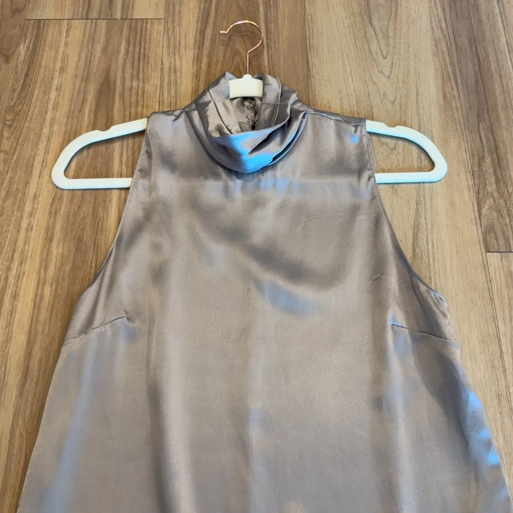 Amanda Uprichard  Silk High Neck Blouse - Image 6