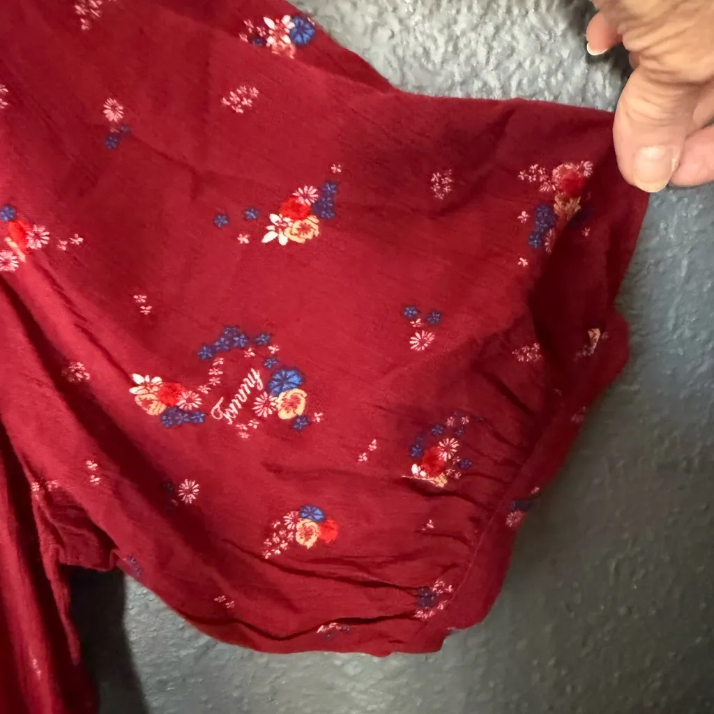 NWT Tommy Jeans Womens Floral-Print
Tiered A-Line Dress - Image 13