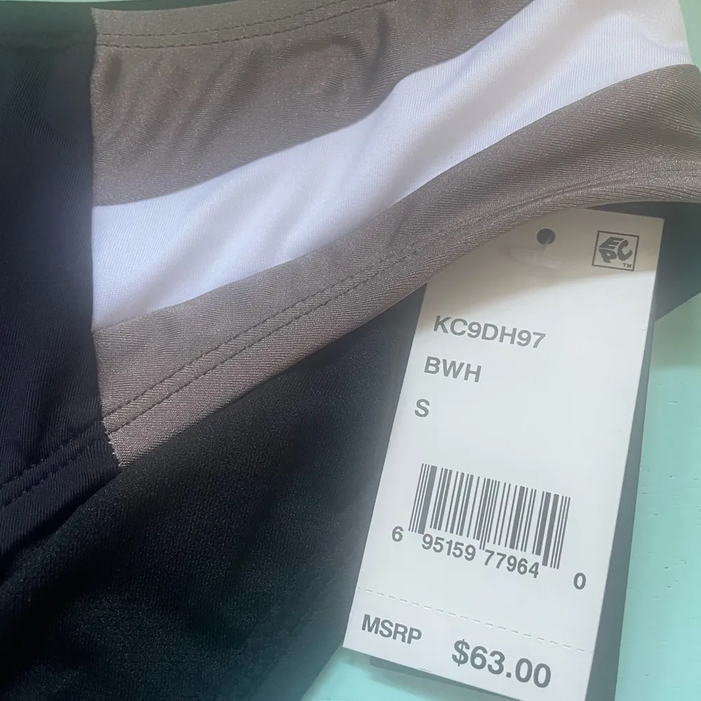 NWT Kenneth Cole  💕 bikini bottom tan/black/white - Image 2