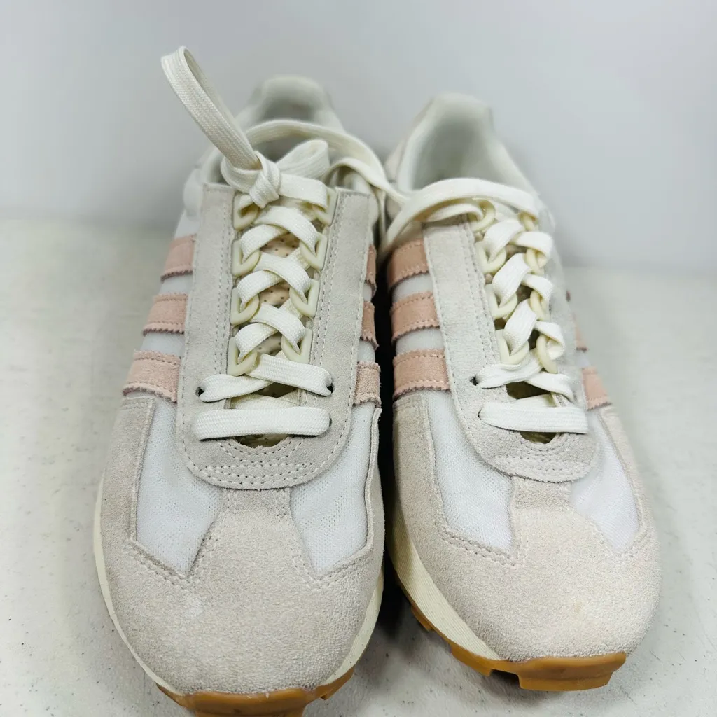 Adidas Originals Women’s Retropy E5 Shoes, Off-white/Bliss Orange 8,5 - Image 2