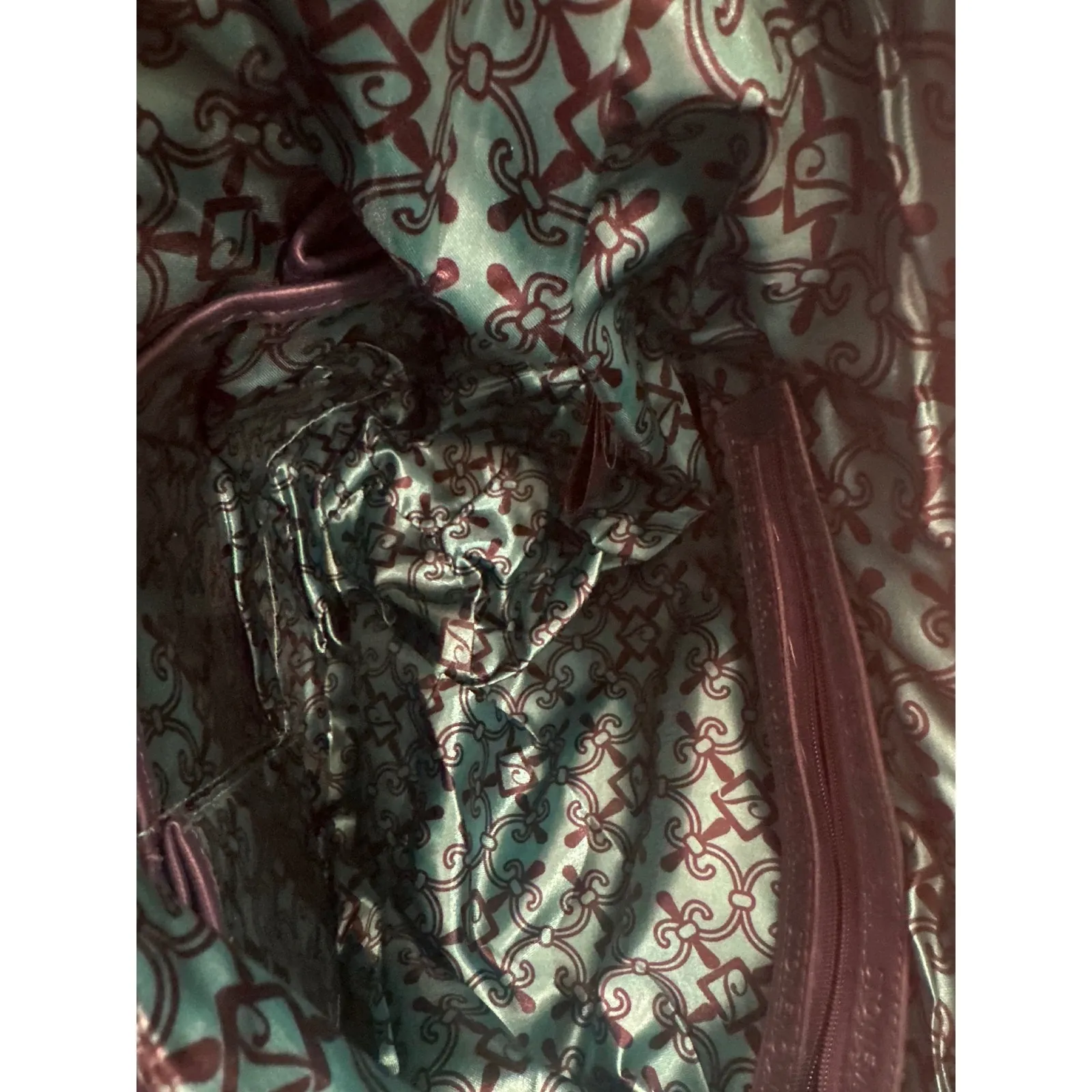 Stone Mountain Leather Shoulder Bag Navy Blue Hobo Purse casual day travel - Image 7