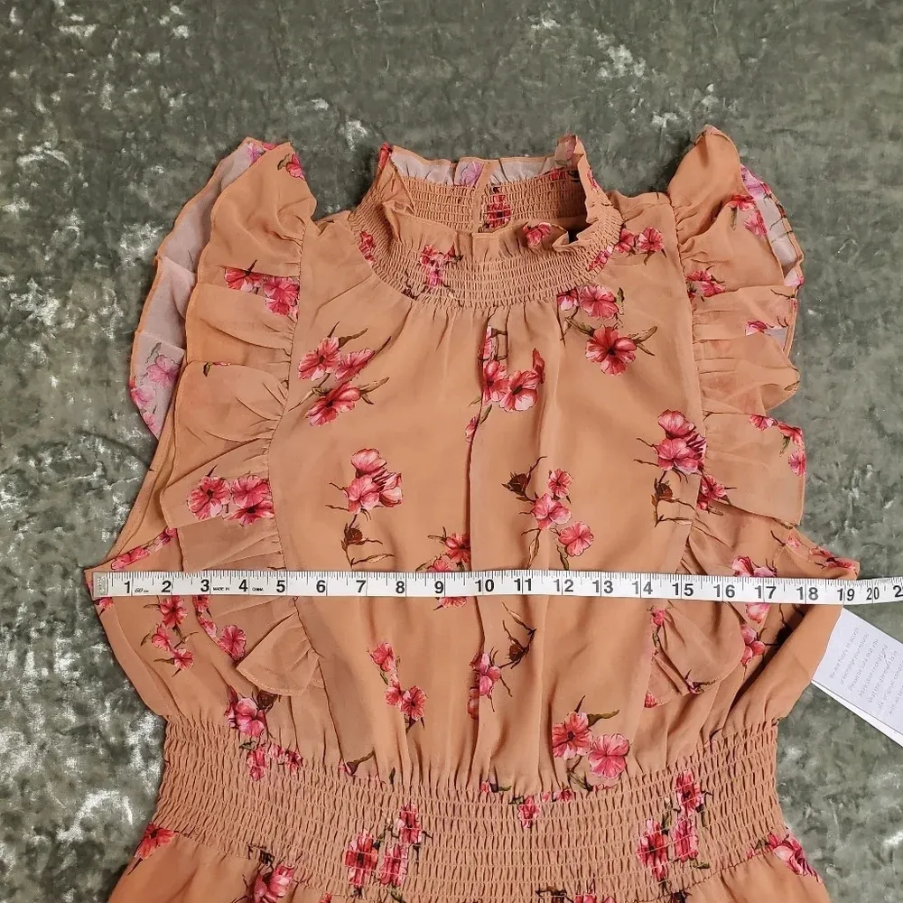 Alexia Admor Joanna Ruffled Dress In Cafe Floral - Image 6