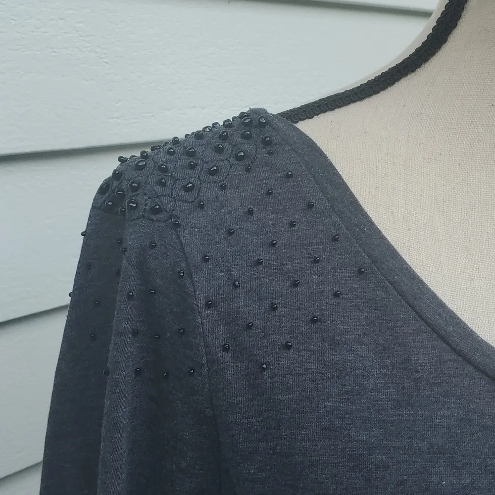 Old Navy Beaded Shoulder Longsleeve Shirt - Image 3