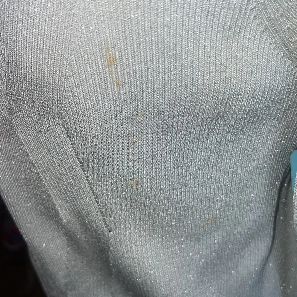 Etcetera 🐘 Light Silver Sparkly Cardigan - Image 2