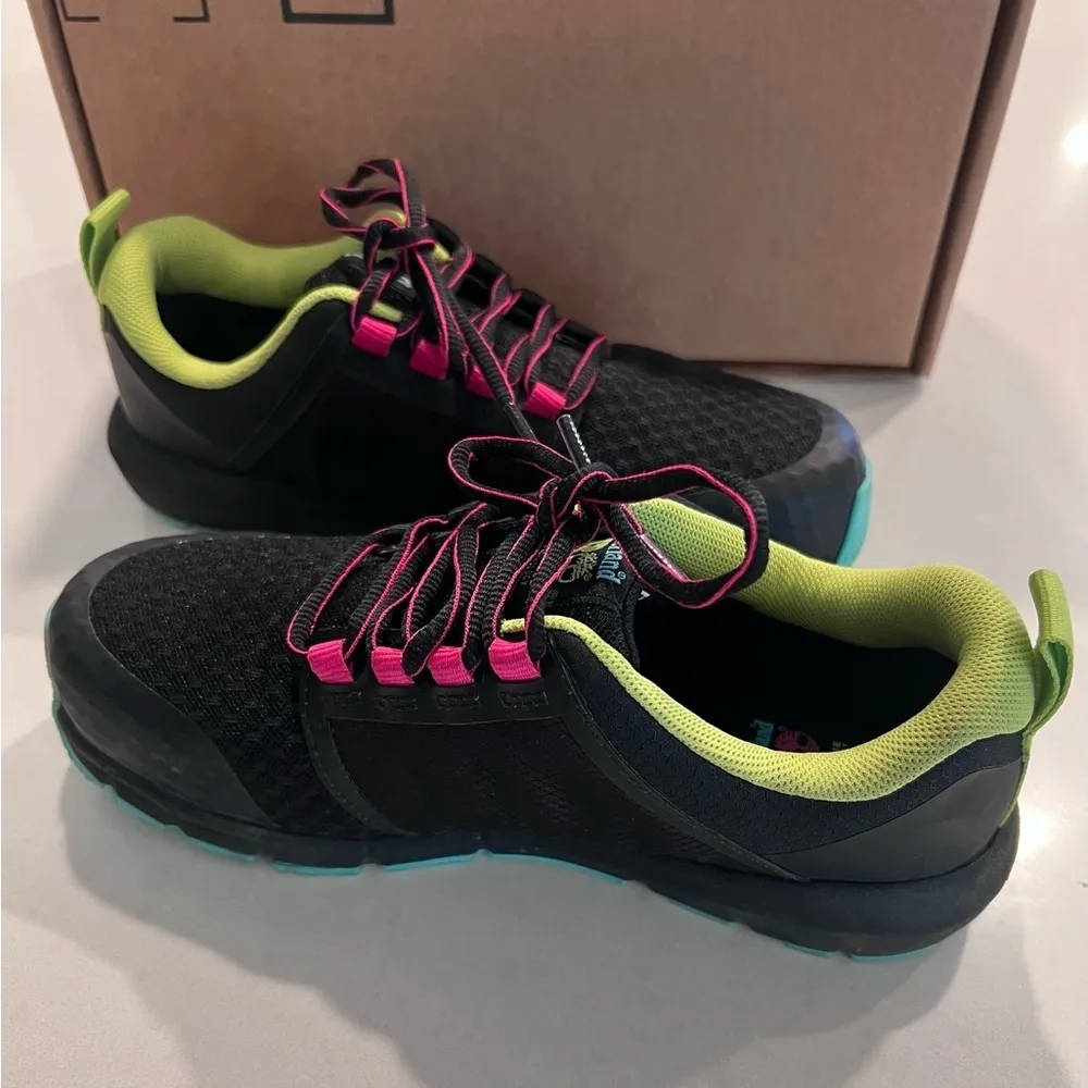 Timberland PRO Radius Comp Safety Toe Work Shoe, Women's‎ Size 7.5 M Black - Image 4