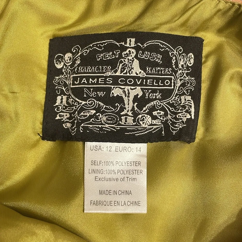 NWOT Anthropologie James Coviello Yellow Floral Botanica Dress - Image 5