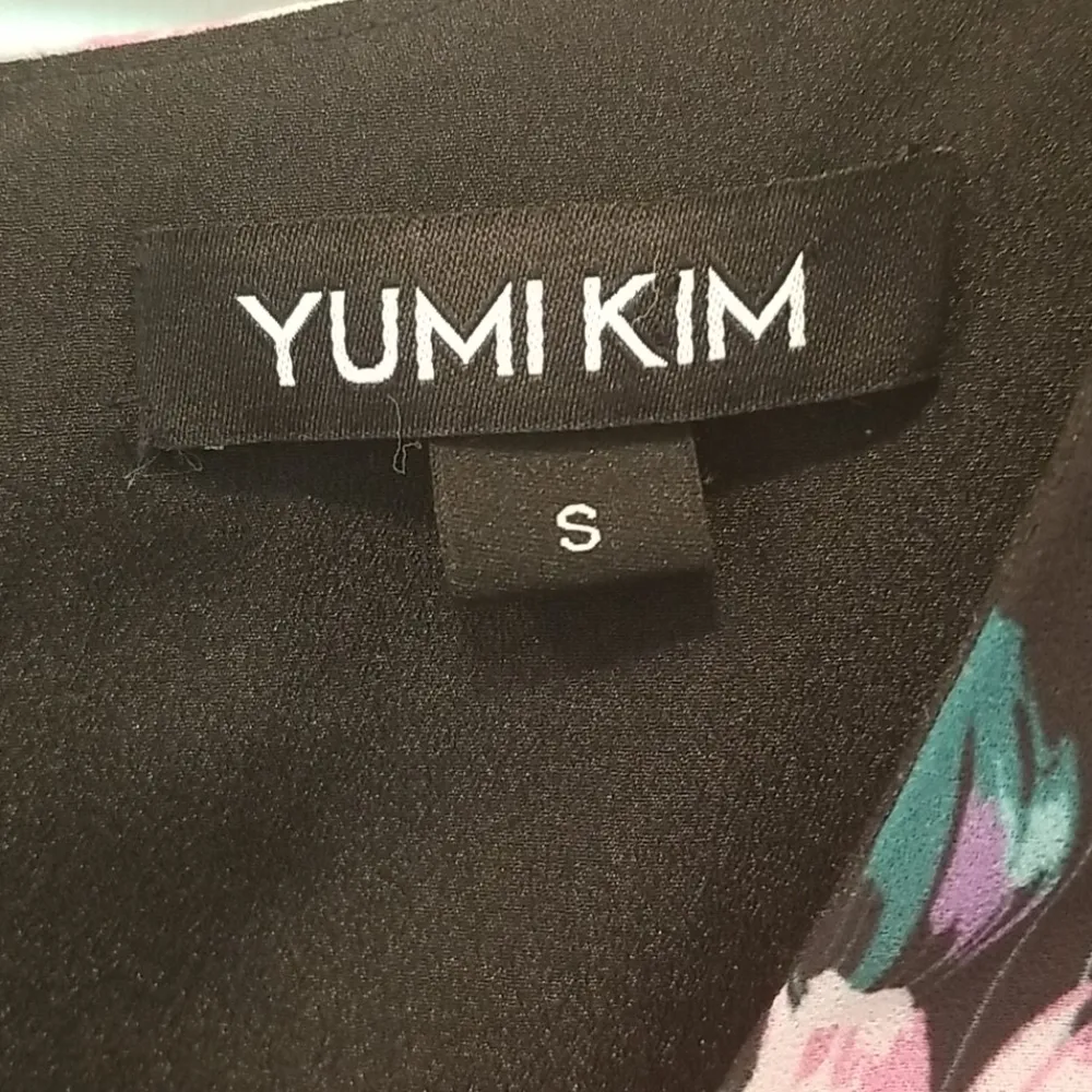 💕YUMI KIM💕 Lotus Floral Romper ~ Wild Rose Black - Image 12