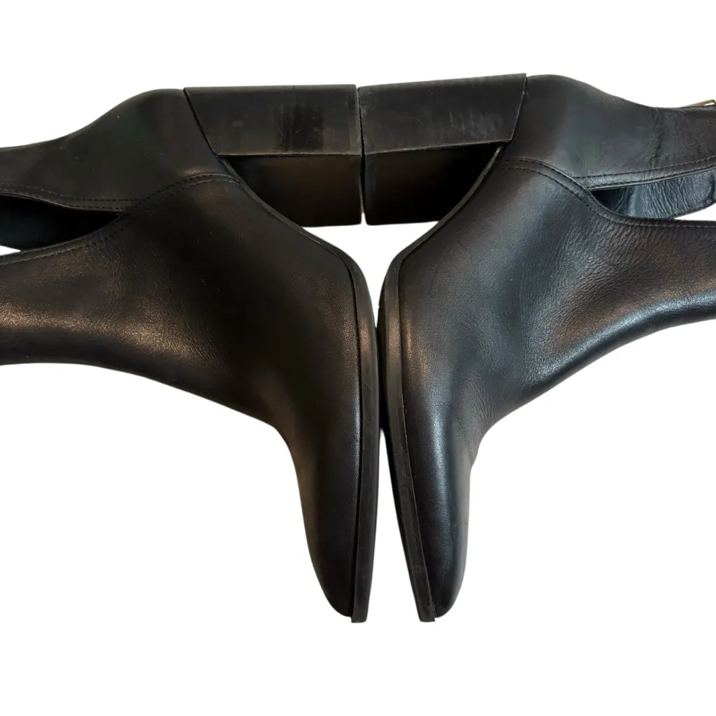 Steve Madden Darci Black Leather Pointed Toe Ankle Boots, Sz 8 - Image 8