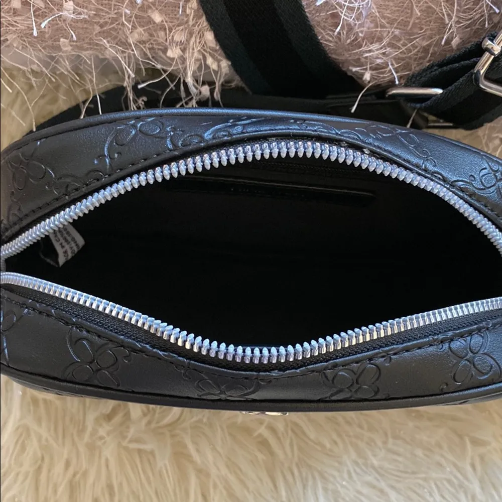 NWT Nine West Black Embossed Crossbody Bag - Image 7