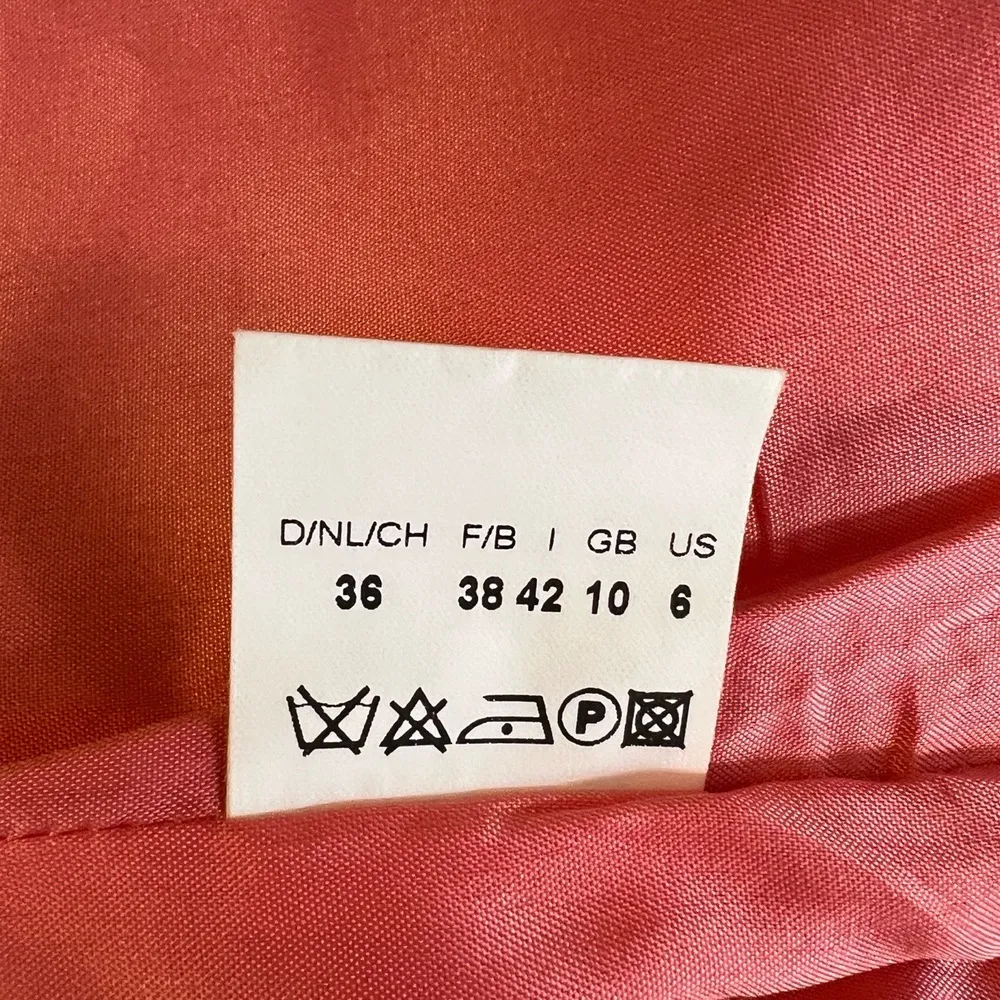 Barbara Schwarzer Dress Pink Bodycon Midi Size 6 Party Going Out Evening - Image 8