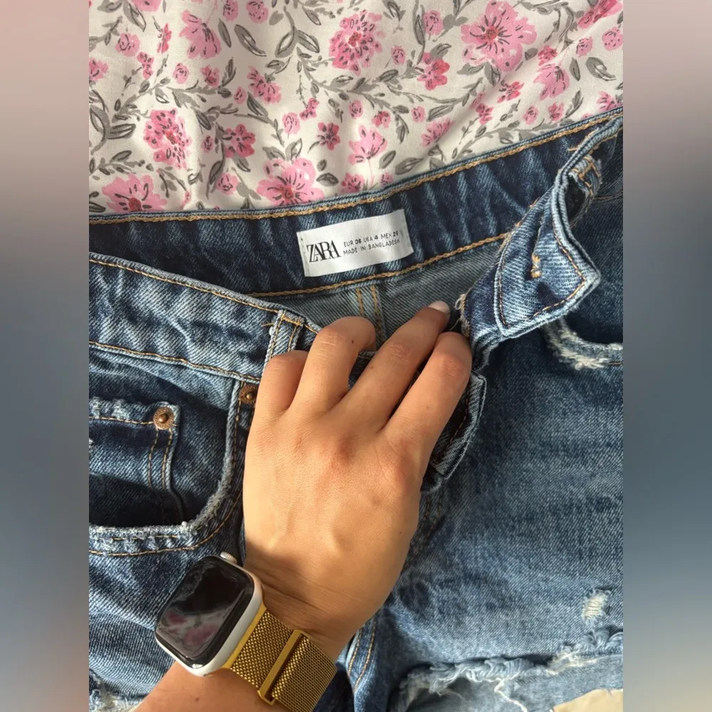 ZARA  denim shorts - Image 2