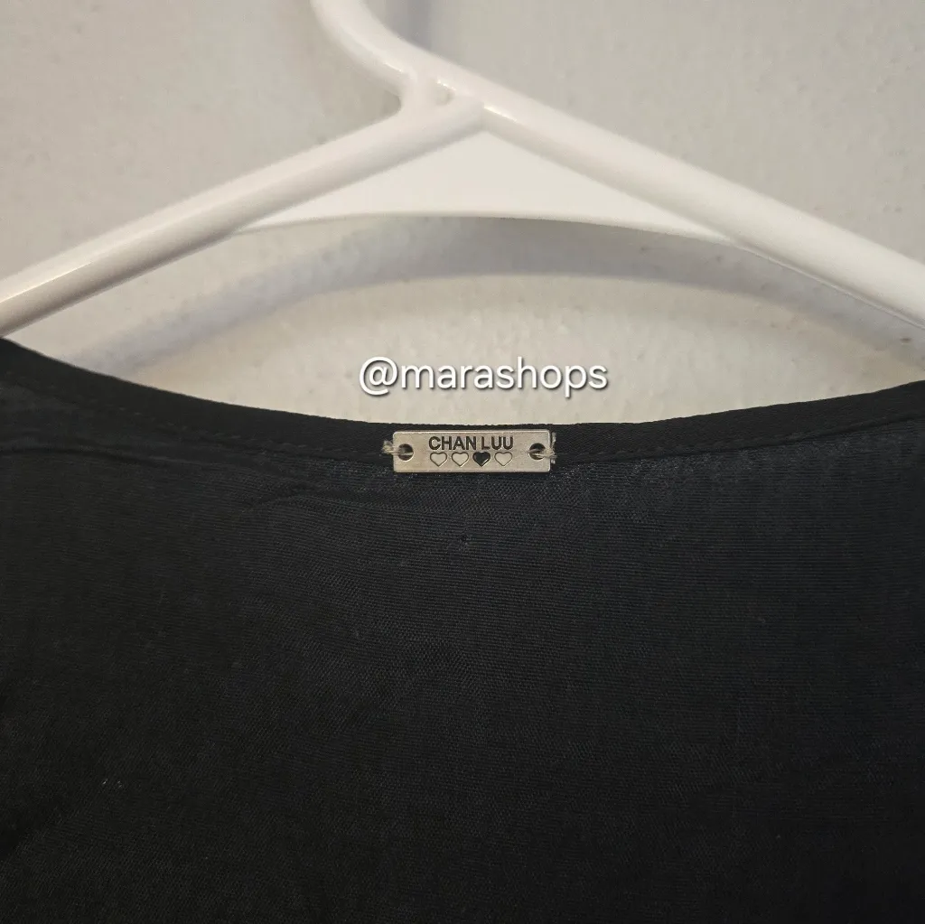 Chan Luu Black Embellished Maxi Dress - Image 4