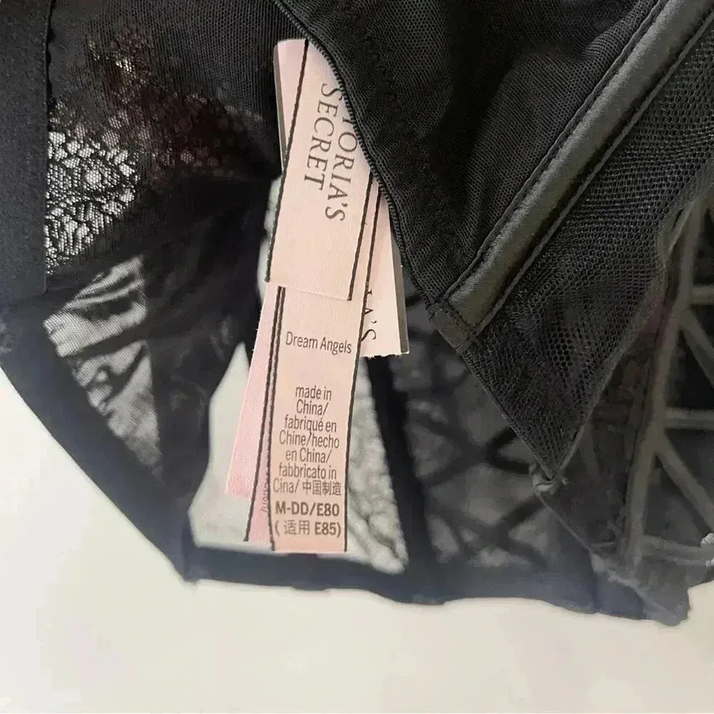 Victoria's Secret DREAM ANGELS Lace-up Bra Top Bustier Lingerie Size M-DD NWT - Image 2