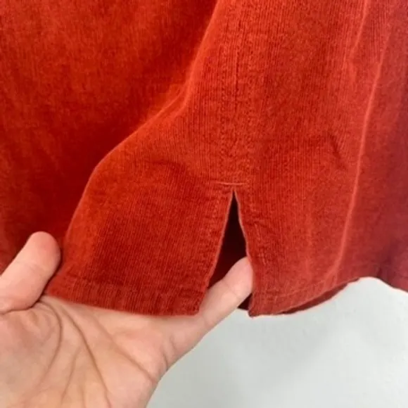 Abound Corduroy Mini‎ Skirt Burnt Orange Size S Fall Casual Everyday Date Night - Image 2