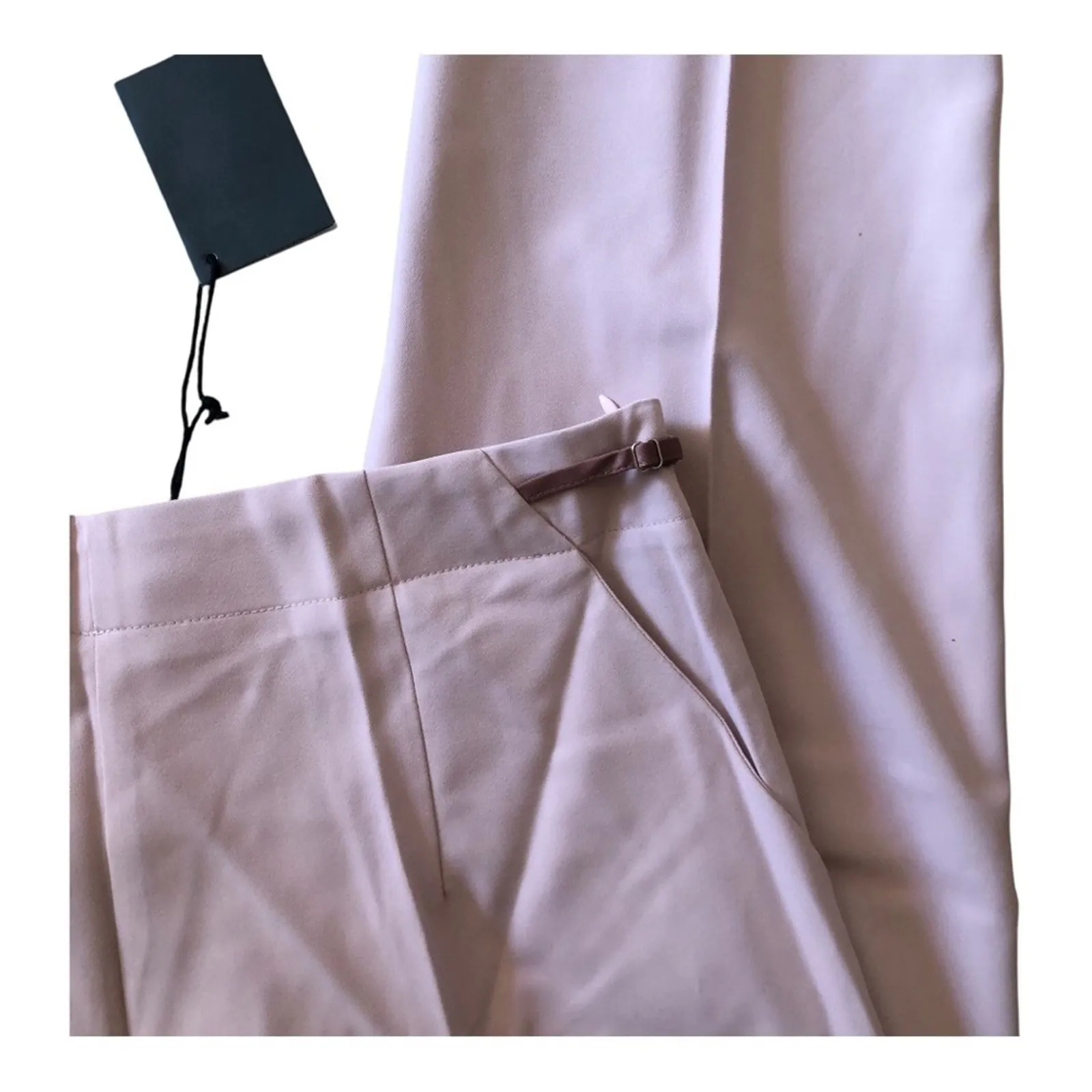 Area Stars NWT Women’s Lightweight Side Zip Pink Everly Slacks Large - Image 6