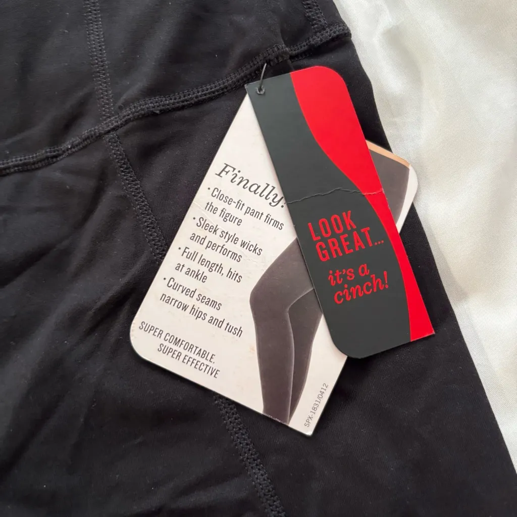 Spanx by Sara Blakely Women’s Look at Me Now Seamless Leggings Black Size XL NWT - Image 4