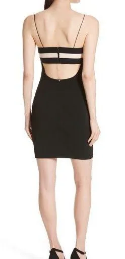 Alice & Olivia Cutout Stretch Mini Dress - Image 2