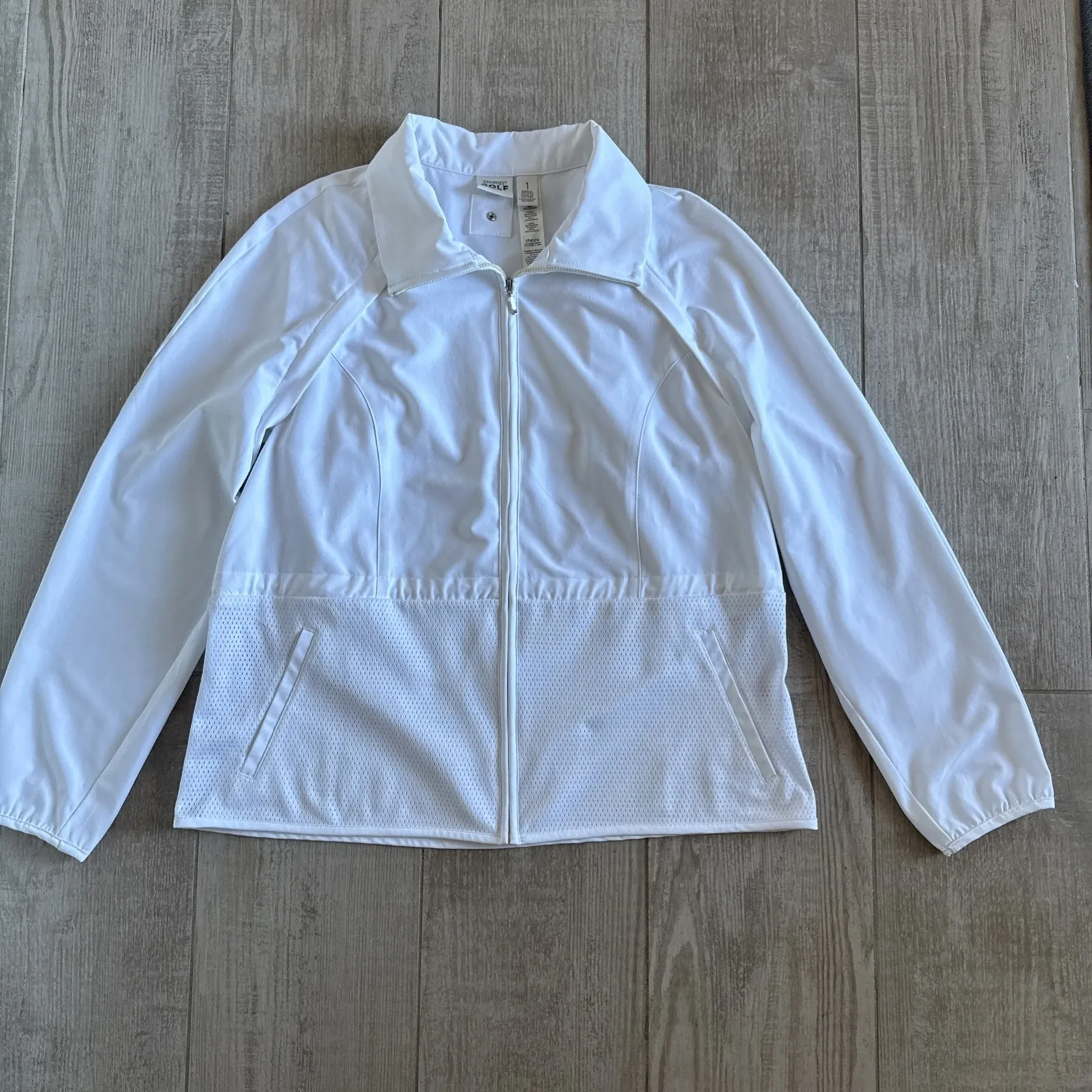 Chico's Zenergy Golf Convertible Mesh‎ Jacket Size - Image 4