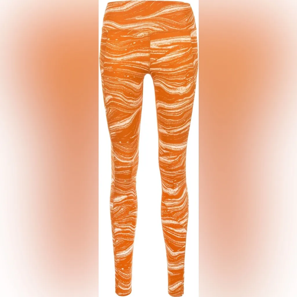 Adidas Believe This Wanderlust Performance leggings in glow orange/ white S NWT - Image 6