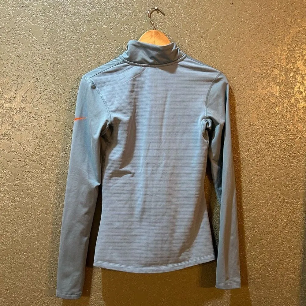 Nike Dri Fit Medium Blue Athletic Jacket Pullover - Image 2