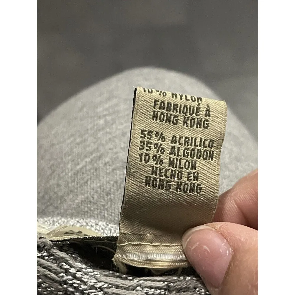 Vtg‎ Jones New York Country M Gray SWEATER Top D-207 - Image 4