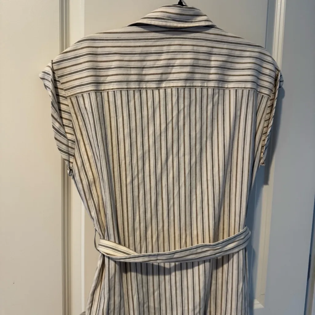 DEREK LAM 10 CROSBY Laurel A Line Shirt Dress | Size 6 - Image 8