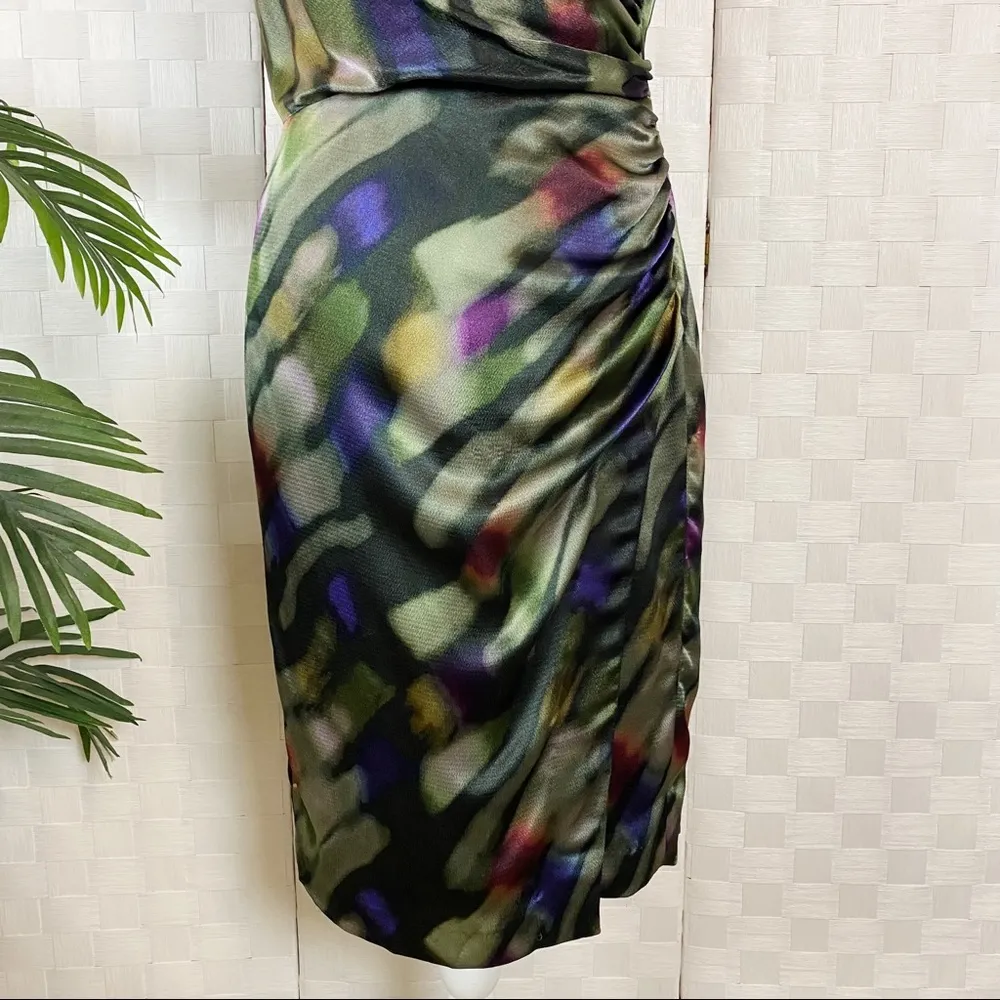 Etro Multicolor Sleeveless Ruched Sheath Dress Size undefined - Image 3